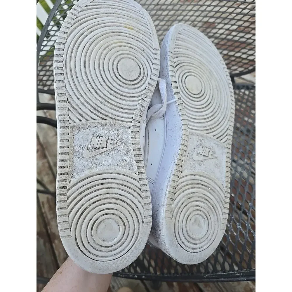 Nike Court Vision‎ Low CD5463-100 Triple White Low Top Sneakers Men's Size 12